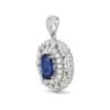 TOMEI Sapphire Pendant, White Gold 750/18K