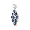 TOMEI Sapphire Pendant, White Gold 750/18K