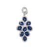 TOMEI Sapphire Pendant, White Gold 750/18K