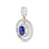 TOMEI Sapphire Pendant, White Gold 750/18K