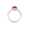 TOMEI Ruby Ring, White Gold 750/18K