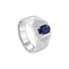 TOMEI Sapphire Ring, White Gold 750/18K