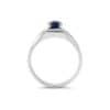 TOMEI Sapphire Ring, White Gold 750/18K