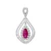 TOMEI Ruby Pendant, White Gold 750/18K