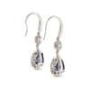 TOMEI Sapphire Earrings, White Gold 750/18K
