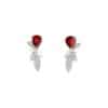 TOMEI Ruby Earrings, White Gold 750/18K