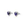 TOMEI Sapphire Earrings, White Gold 750/18K
