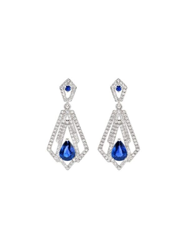 _VQ0000163_01 TOMEI Sapphire Earrings, White Gold 750/18K