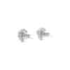 TOMEI Emerald Earrings, White Gold 750/18K