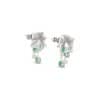 TOMEI Emerald Earrings, White Gold 750/18K