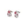 TOMEI Ruby Earrings, White Gold 750/18K