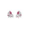 TOMEI Ruby Earrings, White Gold 750/18K