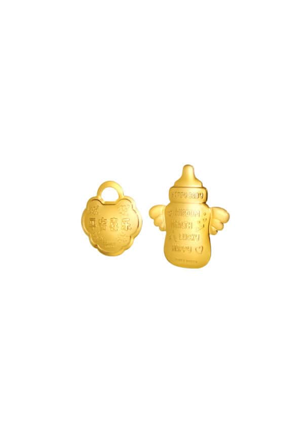 TOMEI Happy Baby Gold Wafer 0.4G, Yellow Gold 9999