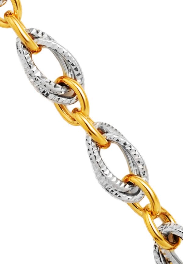 ssmy-zone-1790824139-762_0006_9M-BL415-2C_3.jpg TOMEI Dual-Tone Bracelet, Yellow Gold 916/22K