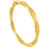 TOMEI Twist Bangle, Yellow Gold 916/22K