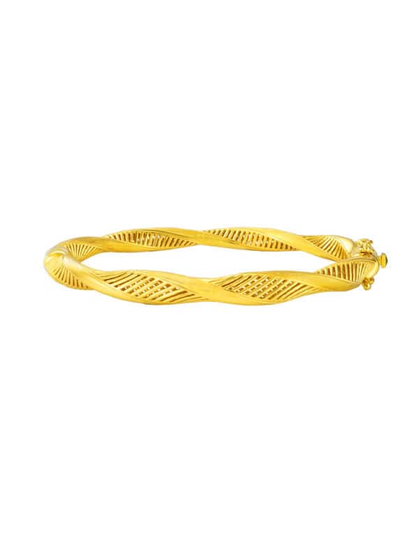 TOMEI Twist Bangle, Yellow Gold 916/22K