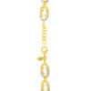 TOMEI Dual-Tone Bracelet, Yellow Gold 916/22K