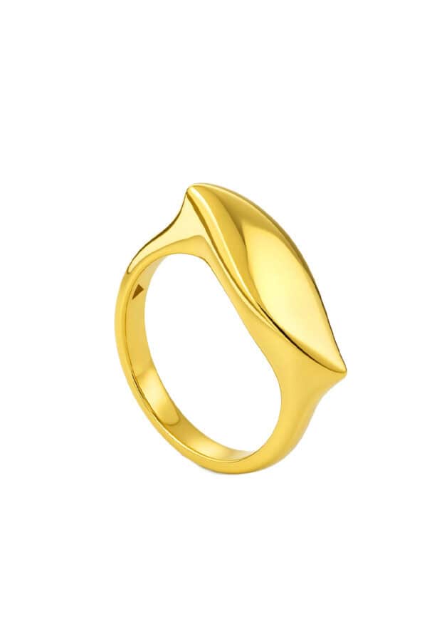 TOMEI Ring, Yellow Gold 916/22K