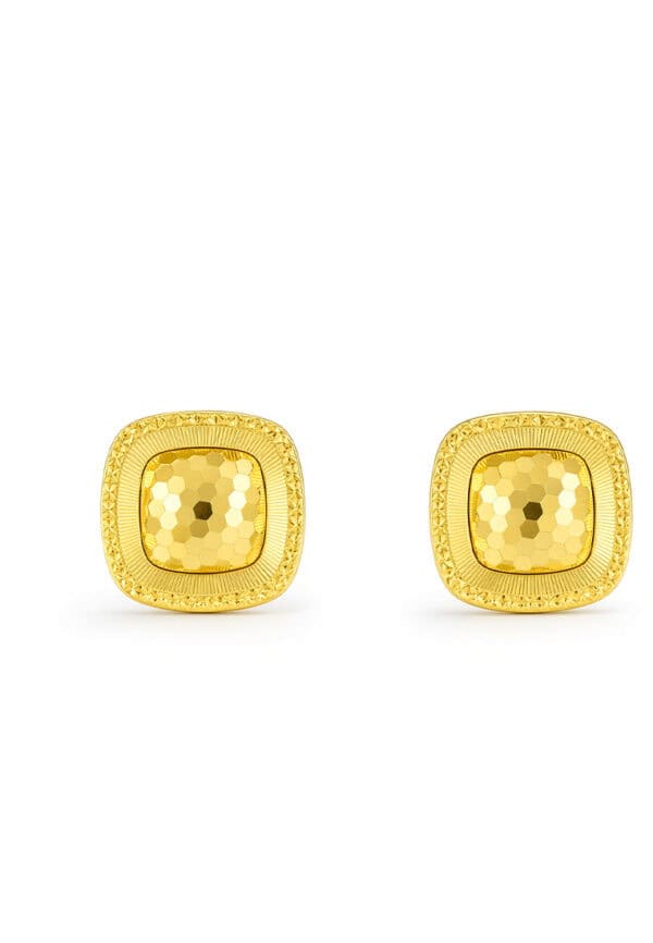TOMEI Earrings, Yellow Gold 916/22K