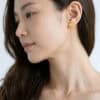 TOMEI Earrings, Yellow Gold 916/22K