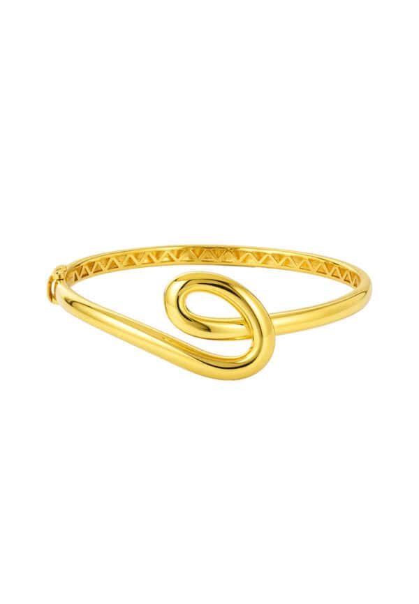 TOMEI Anastasia Bangle, Yellow Gold 916/22K