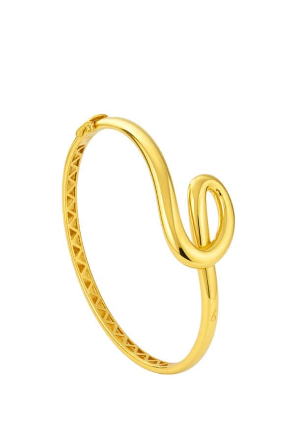 TOMEI Anastasia Bangle, Yellow Gold 916/22K