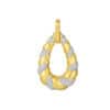 TOMEI Diamond Cut Collection Pendant, Yellow Gold 916/22K