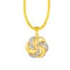 TOMEI Diamond Cut Collection Pendant, Yellow Gold 916/22K