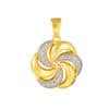 TOMEI Diamond Cut Collection Pendant, Yellow Gold 916/22K