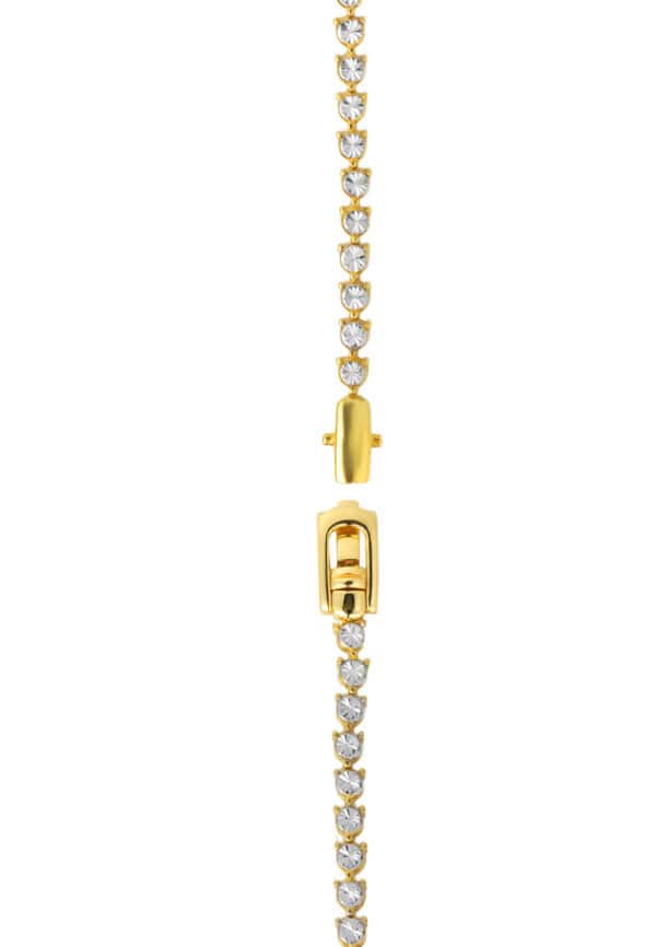 TOMEI Diamond Cut Collection Bracelet, Yellow Gold 916/22K