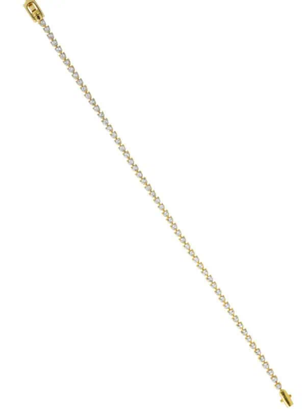 TOMEI Diamond Cut Collection Bracelet, Yellow Gold 916/22K