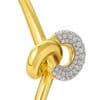 TOMEI Diamond Cut Collection Bangle, Yellow Gold 916/22K