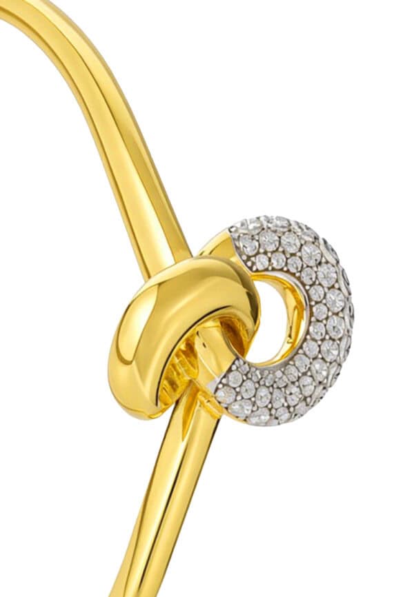 TOMEI Diamond Cut Collection Bangle, Yellow Gold 916/22K