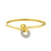 TOMEI Diamond Cut Collection Bangle, Yellow Gold 916/22K