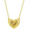 TOMEI Heart Necklace, Yellow Gold 916/22K