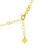 TOMEI Wealthy Flower Necklace, Yellow Gold 916/22K