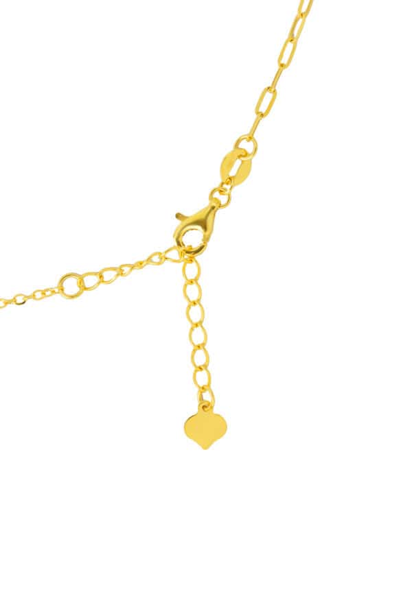 TOMEI Wealthy Flower Necklace, Yellow Gold 916/22K