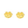 TOMEI Fortune Lock Earrings, Yellow Gold 916/22K