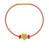 TOMEI Flower Charm with rope, Yellow Gold 999/24K