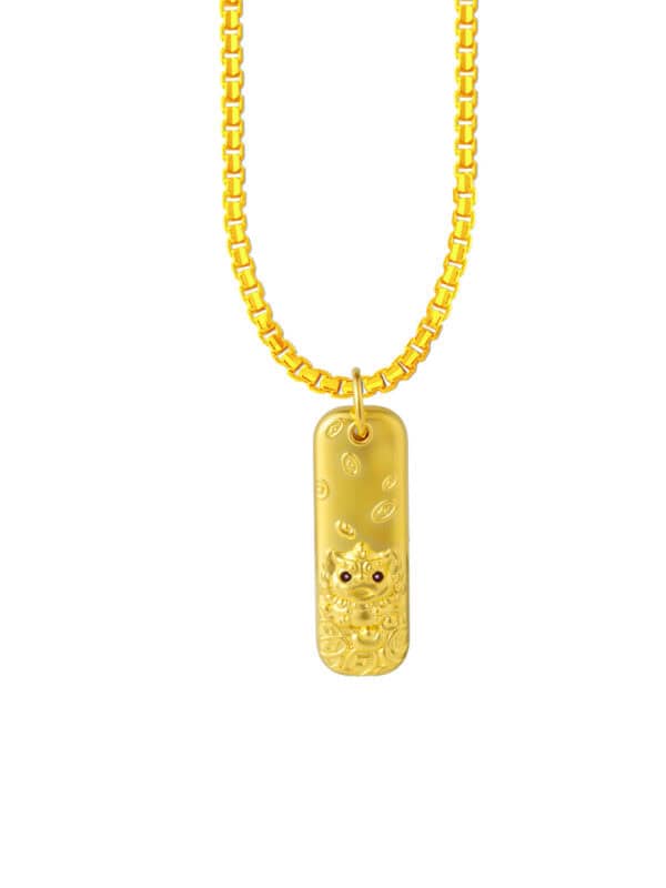 TOMEI x Xifu Pixiu Pendant, Yellow Gold 999/24K