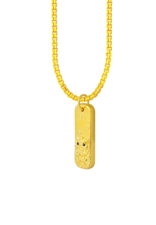 TOMEI x Xifu Pixiu Pendant, Yellow Gold 999/24K