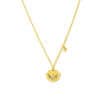 TOMEI Fortune Lock Necklace, Yellow Gold 916/22K