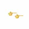 TOMEI Crown Earrings, Yellow Gold 999/24K (5G)