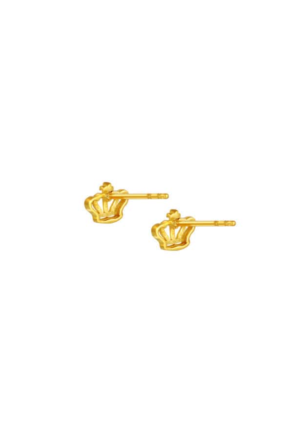 ssmy-zone-1791257781-762_0031_YHQ-4-9-68335-1_2.jpg TOMEI Crown Earrings, Yellow Gold 999/24K (5G)