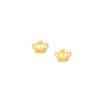 TOMEI Crown Earrings, Yellow Gold 999/24K (5G)