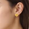 TOMEI Flower Earrings, Yellow Gold 999/24K (5G)