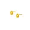 TOMEI Flower Earrings, Yellow Gold 999/24K (5G)