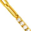 TOMEI Diamond Cut Collection Bracelet, Yellow Gold 916/22K