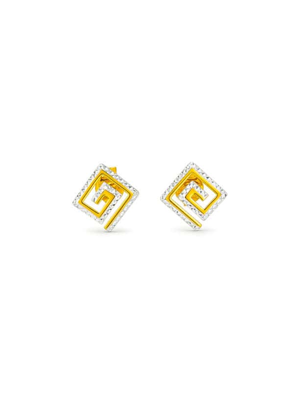 TOMEI Earrings, Yellow Gold 916/22K
