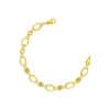 TOMEI Dual-Tone Bracelet, Yellow Gold 916/22K